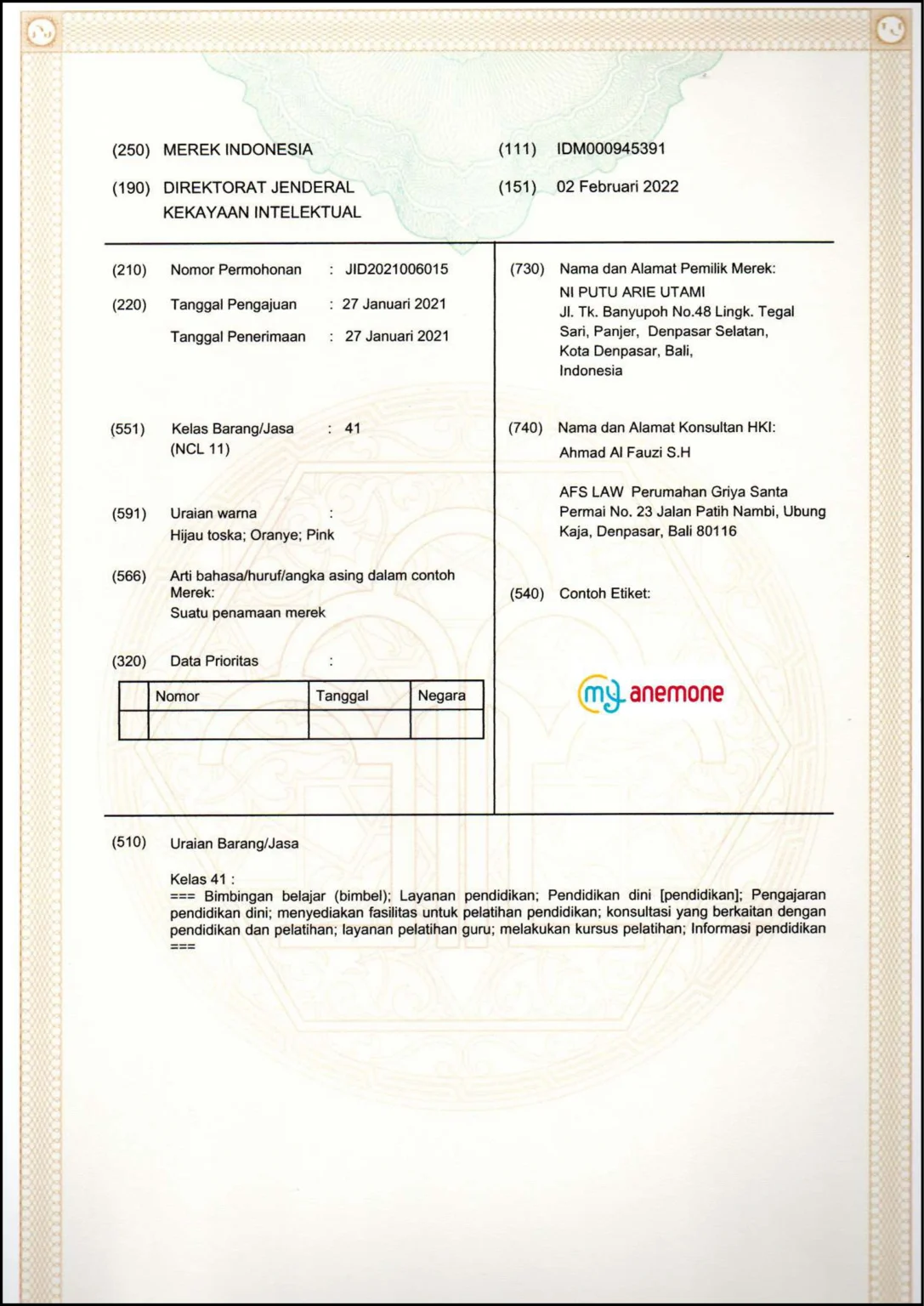 Gambar Metode CARA BACA AJAIB yang Telah Terdaftar di HAKI